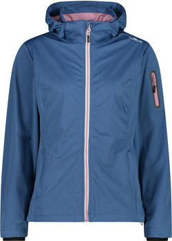 CMP Softshell Jacket Zip Hood Women (39A5006M) dusty blue mel.-fard