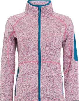 McKinley Women's Fleece Jacket Skeena melange/pink dark