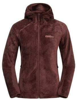 Jack Wolfskin Rotwand Hooded FZ Women dark maroon