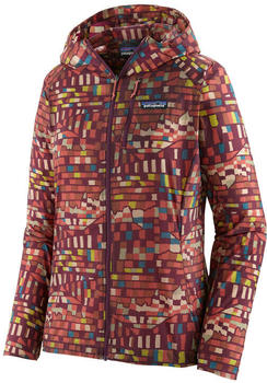 Patagonia Women's Houdini Jacket (24147) fitz roy patchwork/night plum