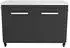 Cozze Outdoor Küche 120 x 60 x 90 cm schwarz (90526)