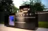 Goriller BLACKBACK S6 Outdoor-Küche Gasgrill Kühlschrank-Waschbecken-Kombination Edelstahl schwarz