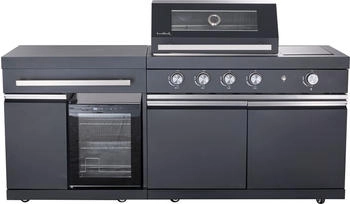 Buschbeck Outdoork&uuml;che Newcastle schwarz 199 x 120 x 58 cm (160816)