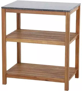 Siena Garden Outdoorküche Riva Holz/Granit Anthrazit/Natur (L19598)