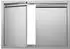 VEVOR Grill-Zugangstür Doppeltür Edelstahl 762x532mm (BH-009)