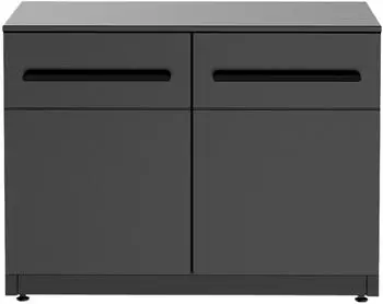 Cozze Outdoor K&uuml;che Elements niedriger Schrank mit T&uuml;ren 90 cm (90985)