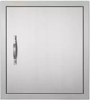 VEVOR Grill-Zugangst&uuml;r Einzeln Edelstahl Fl&auml;chenb&uuml;ndig 457x508mm (BH-002)