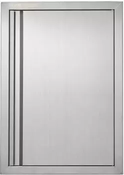 VEVOR Grillzugangstür Edelstahl 432x610mm versenkbarer Griff (B012D)