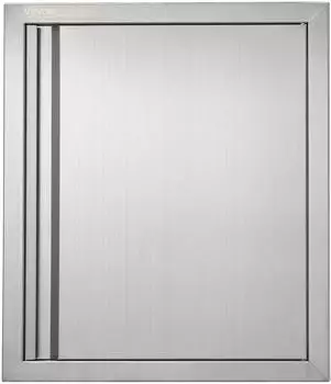 VEVOR Grillzugangstür Einzeln Edelstahl 457x533mm (B013D)