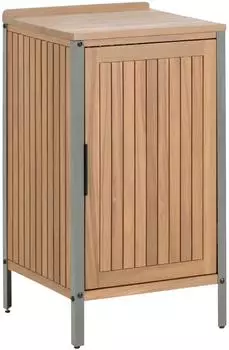 Beliani Ivrea Outdoor-Küchenschrank Akazienholz braun, 1 Tür, 50x50x92cm