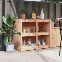 vidaXL Outdoor-K&uuml;chenschrank MEPPEL 106x55x92 cm Massivholz Kiefer