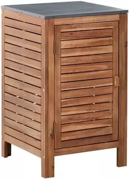 Beliani Brucoli Outdoor-Küchenschrank Akazienholz braun 50x50x83cm (Brucoli)