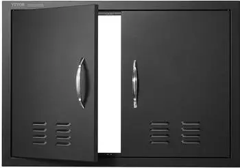 VEVOR Doppelt&uuml;r f&uuml;r Au&szlig;enk&uuml;che, Edelstahl, 762x533x46mm (B008S)