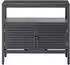 Dehner Southampton Outdoor-Küche Schrank, Akazienholz/Granit, anthrazit, 100x50x90cm