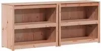 vidaXL Au&szlig;enk&uuml;chenschrank MEPPEL 2 stk. Nat&uuml;rlicher Douglas