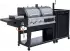 El Fuego Gas-/Holzkohlegrill mit Zapfanlage (AY599)