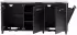 Cozze Outdoor Sideboard 210 x 67 x 90 cm schwarz (90528)
