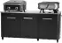 Cozze Outdoor Sideboard 210 x 67 x 90 cm schwarz (90528)