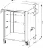 Cozze Outdoor-Tisch 66,5 x 83 x 77 cm schwarz (90300)