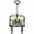 MUWO Faltbarer Bollerwagen 100L beige/braun