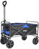 MUWO Faltbarer Bollerwagen 100L blau/schwarz