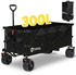 Schwarz (UG-FW37-UK): Sekey XXXL Bollerwagen Faltbar 300l/150kg