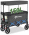 Grau (FW88): Sekey Faltbarer Bollerwagen mit Dach 150l/150kg