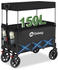 Schwarz (FW89): Sekey Faltbarer Bollerwagen mit Dach 150l/150kg