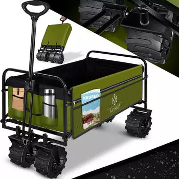Kesser Bollerwagen faltbar mit breiten Reifen