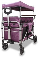 Bollerwagen Faltbar Fx-ctxl900 Purpur Mit Dach - Transportwagen Klappbar