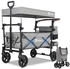 Sekey Bollerwagen faltbar mit Dach 110l/150kg