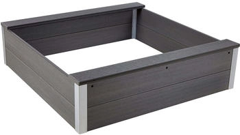 Dobar Sandkiste aus witterungsbest&auml;ndigem WPC 115x115x32