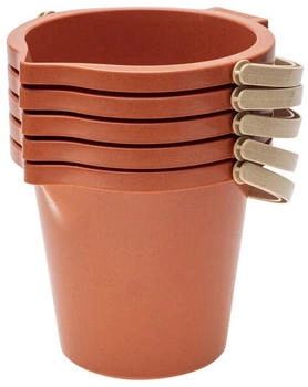 Betzold Sandspieleimerset 5tlg aus biobasiertem treeNside-Material coral