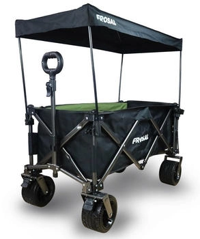 Frosal Bollerwagen Theo faltbar Handwagen klappbar, faltbar schwarz
