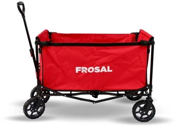 Frosal Bollerwagen Bruno faltbar rot