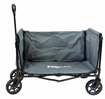 Frosal Bollerwagen Bruno faltbar grau