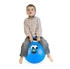 Relaxdays Hüpfball mit Gesicht blau