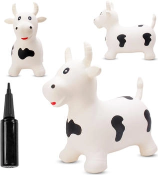 Sunbaby Hüpftier mit Pumpe weißer Stier