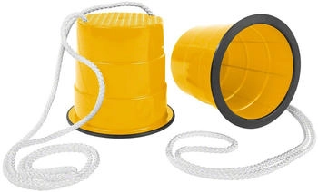 Sport-Tec Laufdollis mit Antirutschbelag ø10/12cm Gelb