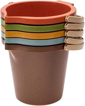 Betzold Sandspieleimerset 5tlg aus biobasiertem treeNside-Material bunt