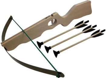 Holzspielerei Baumgartner Armbrust groß inkl. 3 Bolzen mit Saugnapf (73528-1)