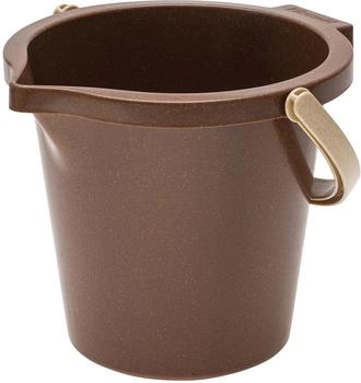 Betzold Sandspieleimerset 5tlg aus biobasiertem treeNside-Material schokobraun