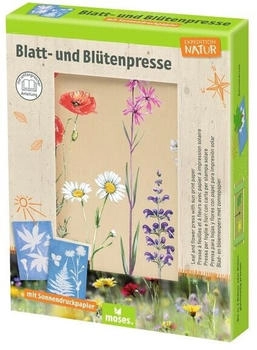 moses. Verlag . VERLAG 9878 Expedition Natur Blatt-und Blütenpresse mit Sonnendruckpapier