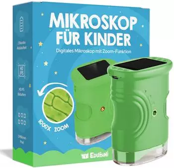 Edubini Abenteuer-Mikroskop grün