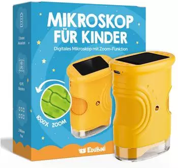 Edubini Abenteuer-Mikroskop gelb