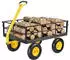 VEVOR Bollerwagen 2-in-1 544,31kg All-Terrain-Reifen, 180° drehbarer Griff