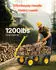 VEVOR Bollerwagen 2-in-1 544,31kg All-Terrain-Reifen, 180° drehbarer Griff