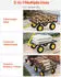 VEVOR Bollerwagen 2-in-1 544,31kg All-Terrain-Reifen, 180° drehbarer Griff