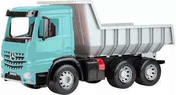 Lena Giga Trucks Muldenkipper Mercedes-Benz Arocs 67 cm - Kipplaster Spielzeug ab 3 Jahren, Outdoor Fahrzeug mit Stahlachsen, Made in Europe