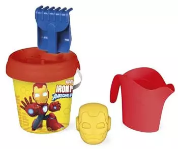 Smoby Iron Man Eimergarnitur mit Gie&szlig;kanne